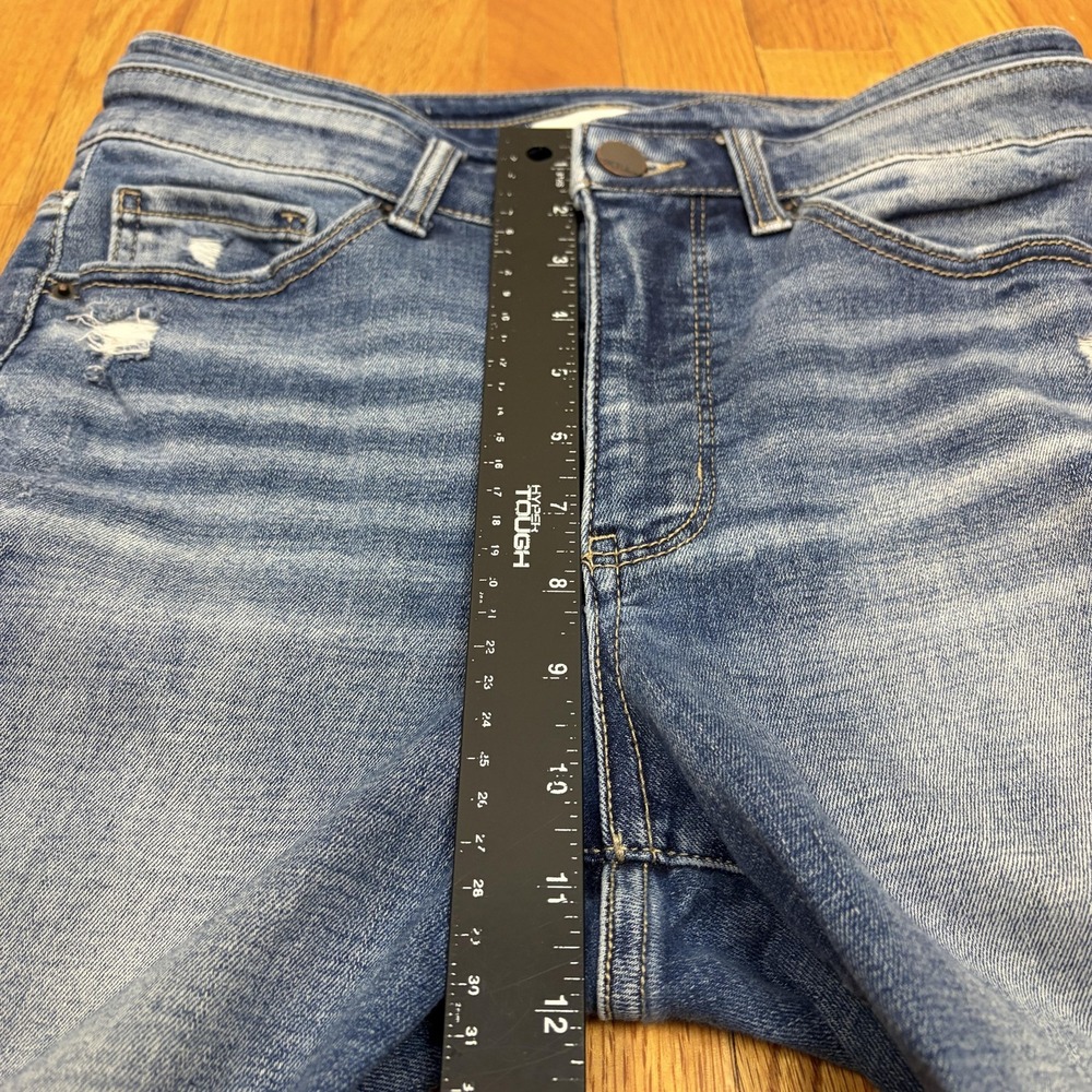 BKE Parker Jeans Womens 28 Blue High Rise Ankle Skinny Distressed Denim Stretch - Picture 7 of 9